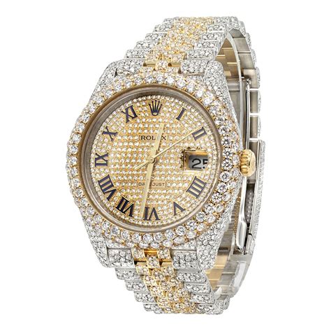 massive gold fake diamond mens watch|counterfeit luxury watches.